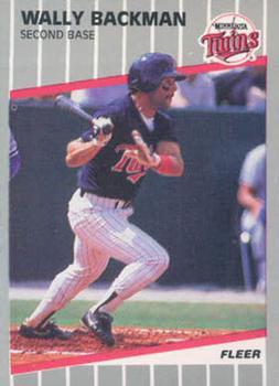 #U-43 Wally Backman - Minnesota Twins - 1989 Fleer Update Baseball