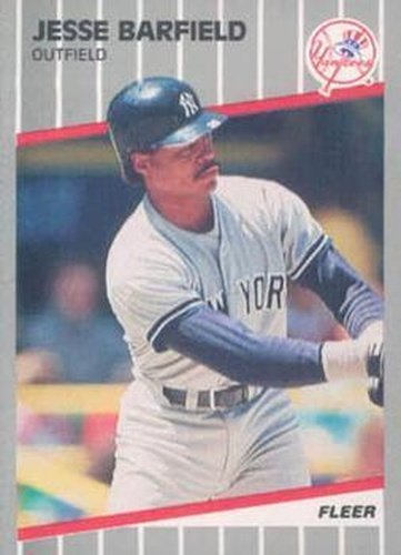 #U-46 Jesse Barfield - New York Yankees - 1989 Fleer Update Baseball