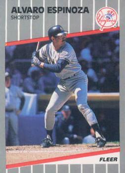 #U-47 Alvaro Espinoza - New York Yankees - 1989 Fleer Update Baseball