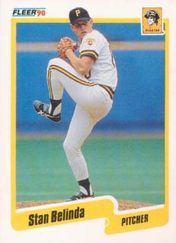 #U-48 Stan Belinda - Pittsburgh Pirates - 1990 Fleer Update Baseball