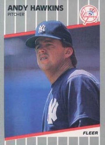 #U-50 Andy Hawkins - New York Yankees - 1989 Fleer Update Baseball