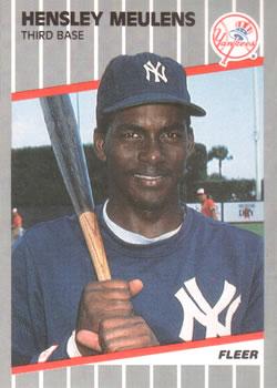 #U-51 Hensley Meulens - New York Yankees - 1989 Fleer Update Baseball