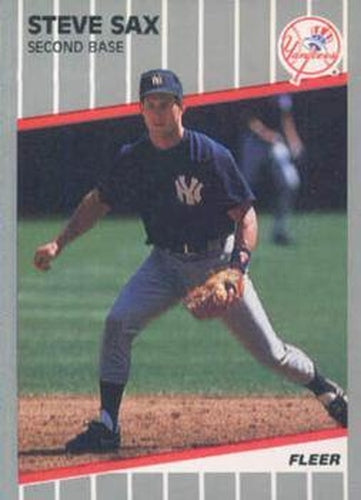 #U-52 Steve Sax - New York Yankees - 1989 Fleer Update Baseball