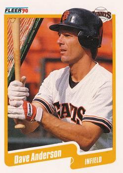 #U-59 Dave Anderson - San Francisco Giants - 1990 Fleer Update Baseball