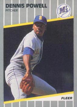 #U-61 Dennis Powell - Seattle Mariners - 1989 Fleer Update Baseball