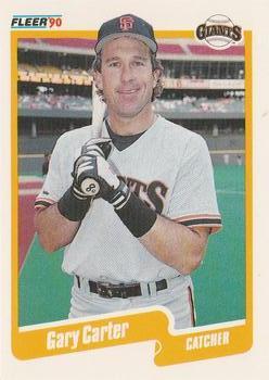 #U-62 Gary Carter - San Francisco Giants - 1990 Fleer Update Baseball