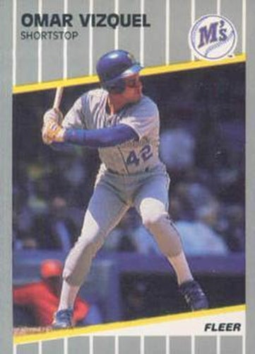 #U-62 Omar Vizquel - Seattle Mariners - 1989 Fleer Update Baseball