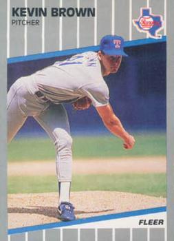 #U-63 Kevin Brown - Texas Rangers - 1989 Fleer Update Baseball