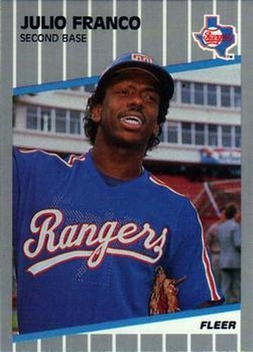 #U-64 Julio Franco - Texas Rangers - 1989 Fleer Update Baseball