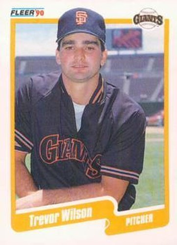 #U-64 Trevor Wilson - San Francisco Giants - 1990 Fleer Update Baseball
