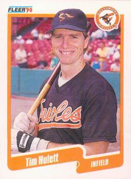 #U-66 Tim Hulett - Baltimore Orioles - 1990 Fleer Update Baseball