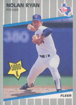 #U-67 Nolan Ryan - Texas Rangers - 1989 Fleer Update Baseball