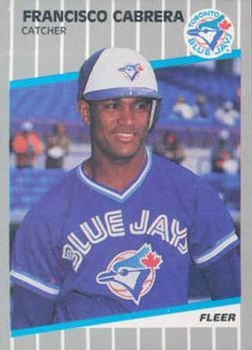 #U-68 Francisco Cabrera - Toronto Blue Jays - 1989 Fleer Update Baseball