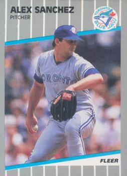 #U-71 Alex Sanchez - Toronto Blue Jays - 1989 Fleer Update Baseball