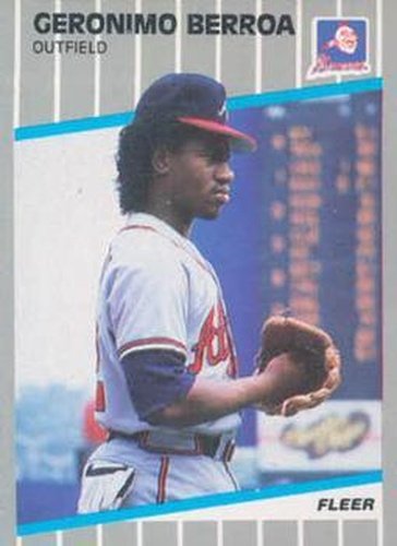 #U-72 Geronimo Berroa - Atlanta Braves - 1989 Fleer Update Baseball