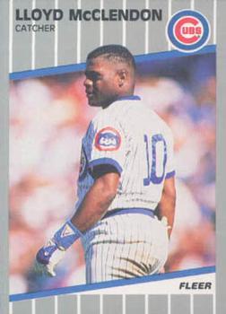 #U-77 Lloyd McClendon - Chicago Cubs - 1989 Fleer Update Baseball