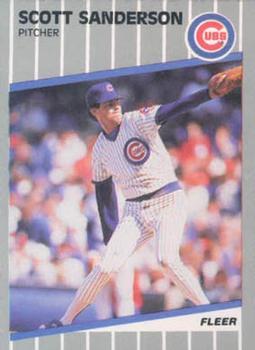 #U-78 Scott Sanderson - Chicago Cubs - 1989 Fleer Update Baseball