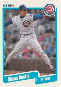 #U-7 Shawn Boskie - Chicago Cubs - 1990 Fleer Update Baseball