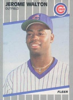 #U-80 Jerome Walton - Chicago Cubs - 1989 Fleer Update Baseball