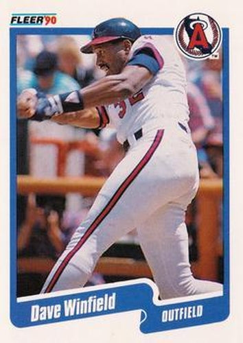 #U-81 Dave Winfield - California Angels - 1990 Fleer Update Baseball