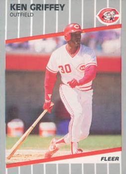 #U-84 Ken Griffey - Cincinnati Reds - 1989 Fleer Update Baseball