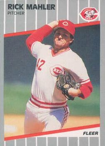#U-85 Rick Mahler - Cincinnati Reds - 1989 Fleer Update Baseball