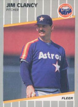 #U-88 Jim Clancy - Houston Astros - 1989 Fleer Update Baseball