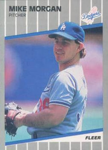 #U-91 Mike Morgan - Los Angeles Dodgers - 1989 Fleer Update Baseball