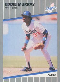 #U-92 Eddie Murray - Los Angeles Dodgers - 1989 Fleer Update Baseball