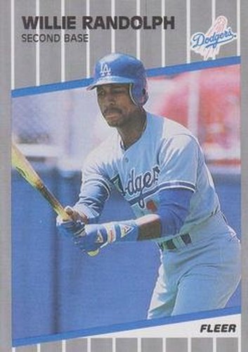 #U-93 Willie Randolph - Los Angeles Dodgers - 1989 Fleer Update Baseball