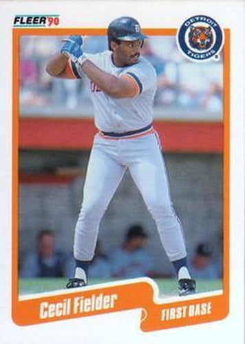 #U-95 Cecil Fielder - Detroit Tigers - 1990 Fleer Update Baseball