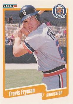 #U-96 Travis Fryman - Detroit Tigers - 1990 Fleer Update Baseball