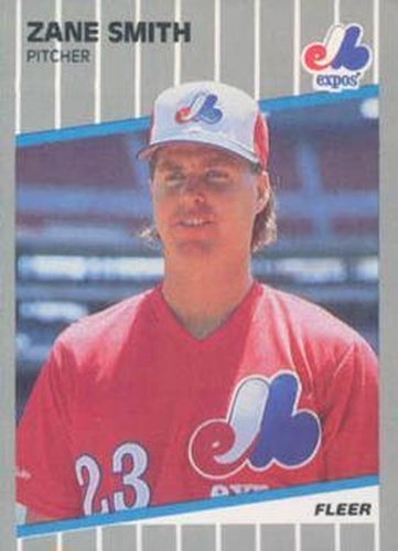 #U-99 Zane Smith - Montreal Expos - 1989 Fleer Update Baseball