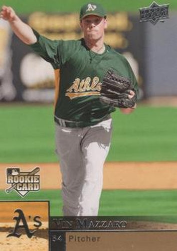 #U25 Vin Mazzaro - Oakland Athletics - 2009 Upper Deck - Update Baseball