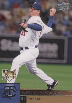 #U38 Anthony Swarzak - Minnesota Twins - 2009 Upper Deck - Update Baseball