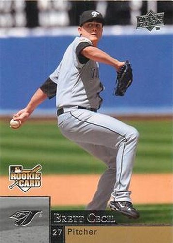 #U49 Brett Cecil - Toronto Blue Jays - 2009 Upper Deck - Update Baseball