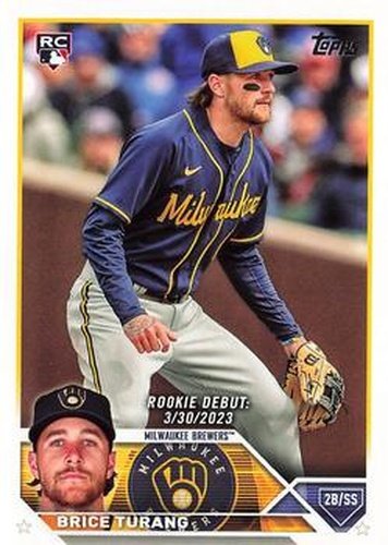 #US101 Brice Turang - Milwaukee Brewers - 2023 Topps Update Baseball