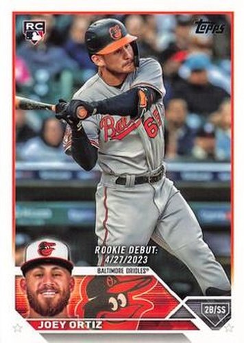 #US103 Joey Ortiz - Baltimore Orioles - 2023 Topps Update Baseball