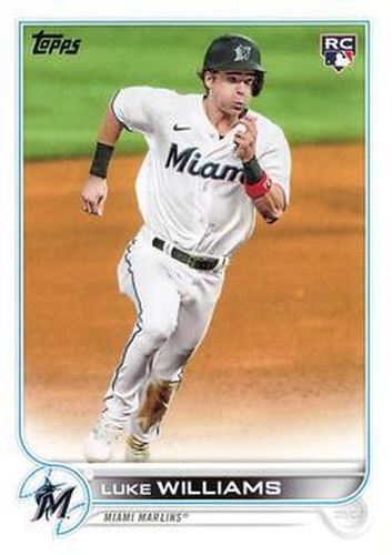 #US104 Luke Williams - Miami Marlins - 2022 Topps Update Baseball