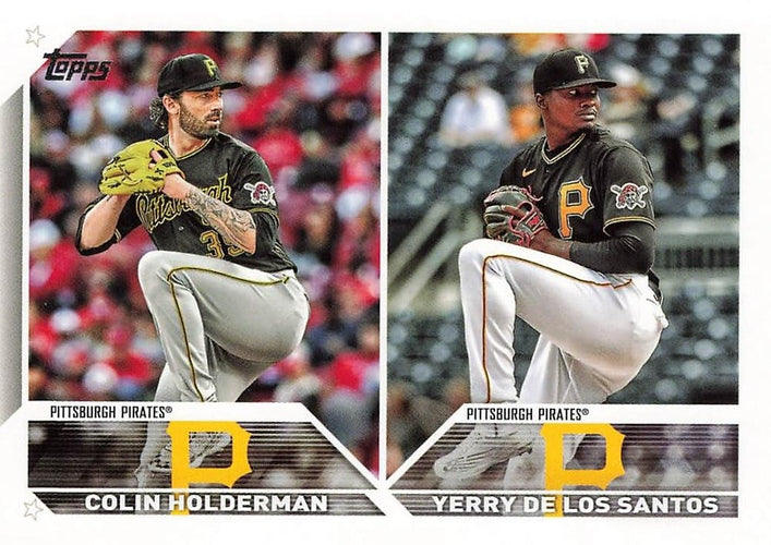 #US109 Colin Holderman / Yerry De Los Santos - Pittsburgh Pirates - 2023 Topps Update Baseball