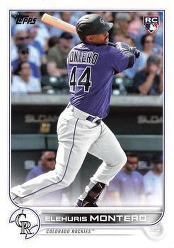 #US110 Elehuris Montero - Colorado Rockies - 2022 Topps Update Baseball