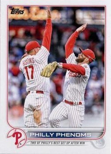 #US112 Philly Phenoms Bryce Harper / Rhys Hoskins - Philadelphia Phillies - 2022 Topps Update Baseball
