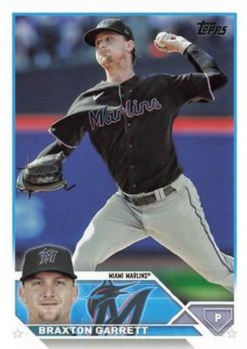 #US113 Braxton Garrett - Miami Marlins - 2023 Topps Update Baseball