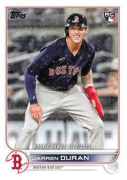 #US118 Jarren Duran - Boston Red Sox - 2022 Topps Update Baseball