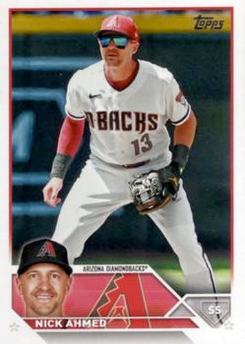 #US12 Nick Ahmed - Arizona Diamondbacks - 2023 Topps Update Baseball