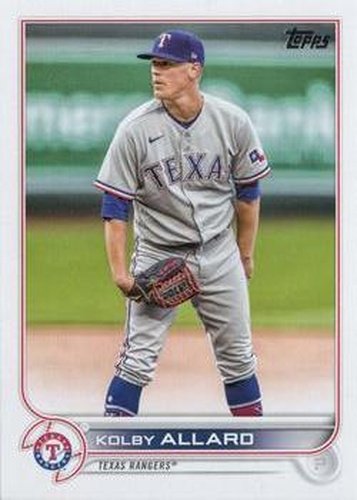 #US122 Kolby Allard - Texas Rangers - 2022 Topps Update Baseball