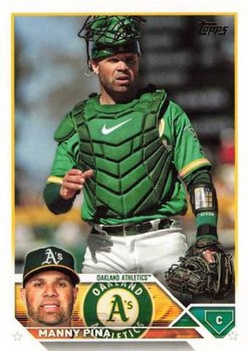 #US127 Manny Piña - Oakland Athletics - 2023 Topps Update Baseball