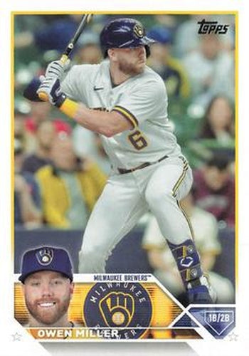 #US14 Owen Miller - Milwaukee Brewers - 2023 Topps Update Baseball