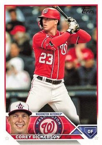 #US140 Corey Dickerson - Washington Nationals - 2023 Topps Update Baseball