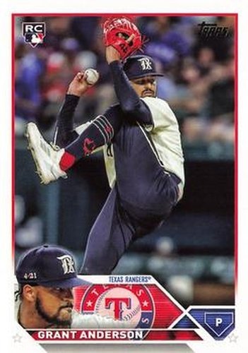 #US141 Grant Anderson - Texas Rangers - 2023 Topps Update Baseball